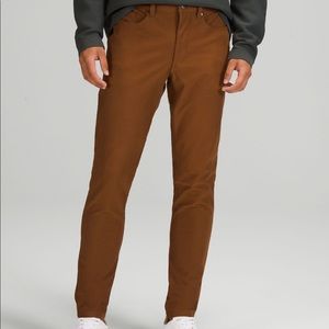 NEW - lululemon ABC Skinny-Fit Pant (34” W x 32” L) *Utilitech - Copper Brown